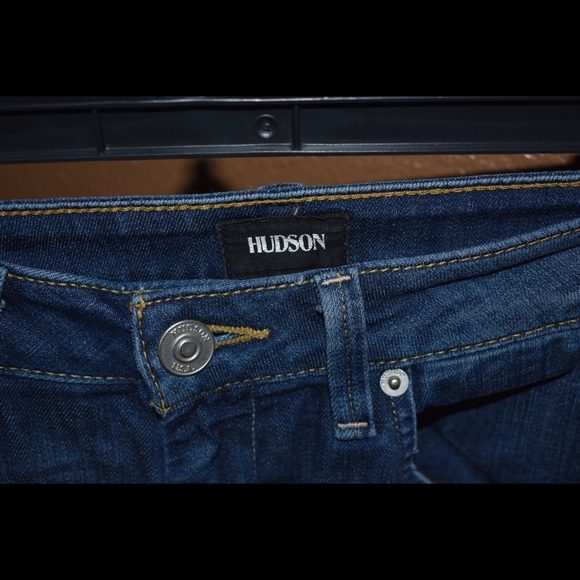 Hudson Bacara Crop Straight Cuffed Jeans - Picture 4 of 6